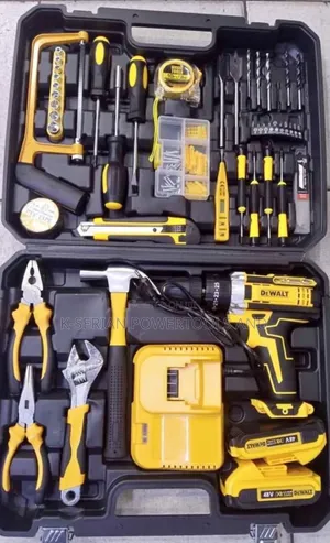 Durable Original Dewalt 48v Rechargeable Drill Set/ Cordless Dewalt