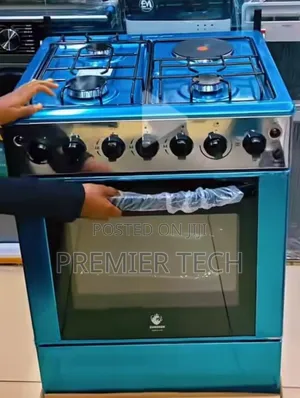 *60×65 Euroken 3+1 Standing Cooker With Electric Oven,