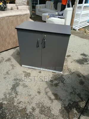 All Grey Credenza