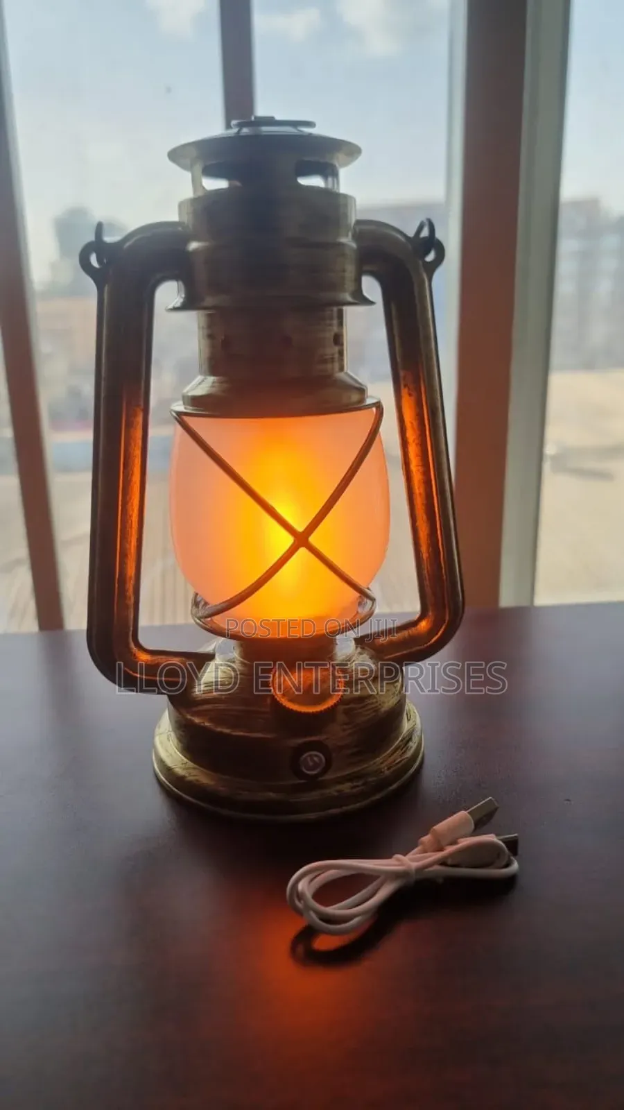 Rechargable Vintage 35cm Led Lantern Lamp