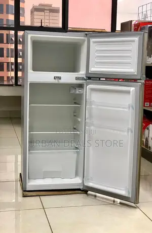 Silver Volsmart 118 L Double Door Refrigerator