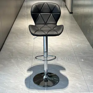 Leather Cushioned Adjustable Counter Barstool