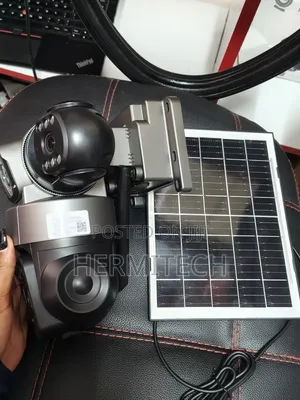 Triple Lens Three Screens Camera Solar Powered Colored Night Vision