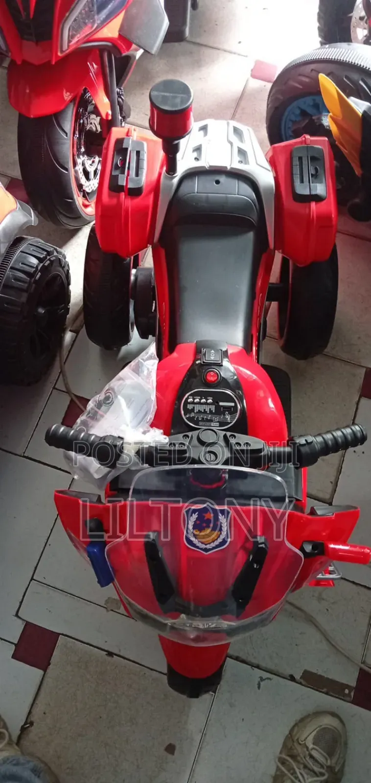 Kids Police Electric Motor Bike