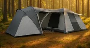 6-10 Persons 3 in 1 Family Camping Tent. 2 Bedrooms and 1 Sitting Room