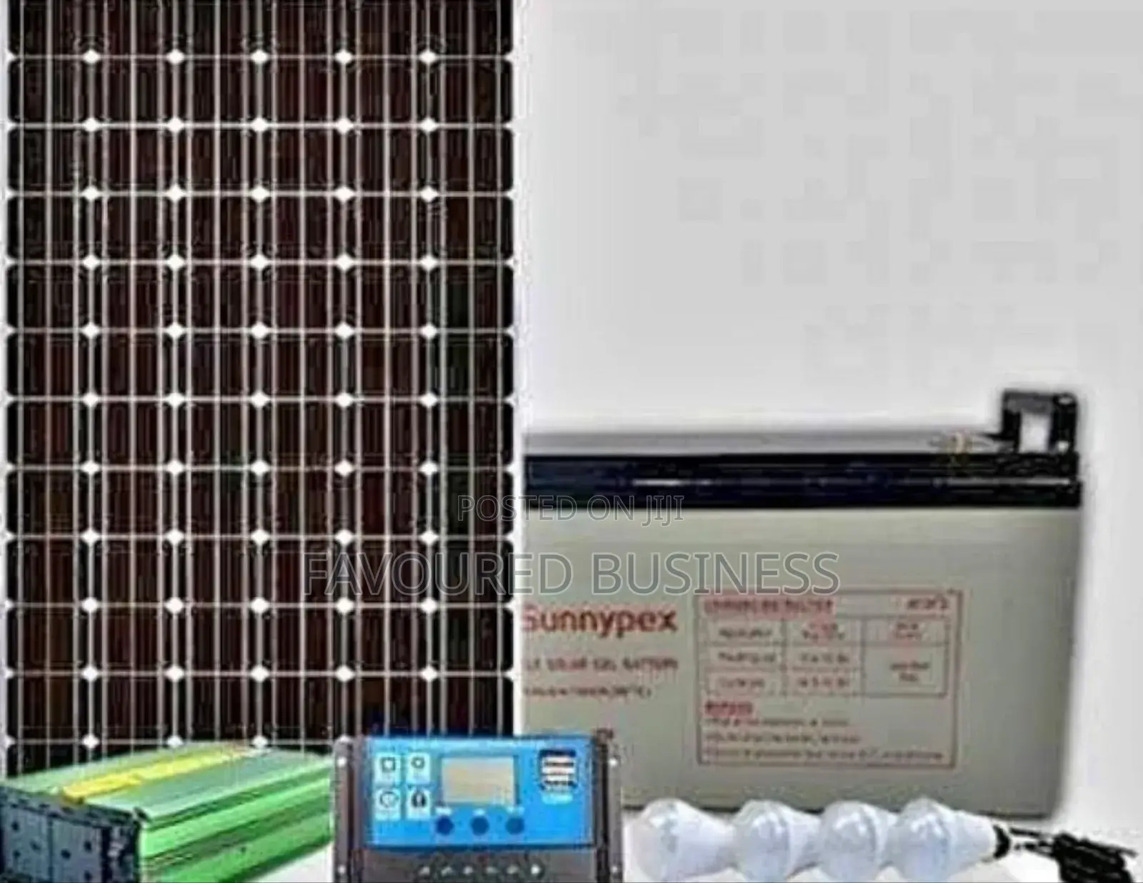 100h Battery Solar Panel Kit