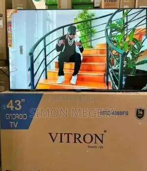Frameless Vitron 43 Inch Android Tv