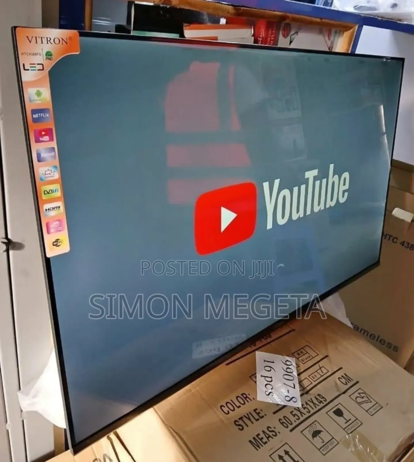 Bluetooth Enabled Vitron 43 Inch Android Tv
