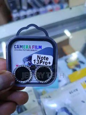 Diamond-Encrusted Camera Lens Protectors for Redmi Note 13 Pro+