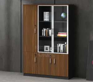 Office Cabinet : Office Wooden 3-Door Cabinet