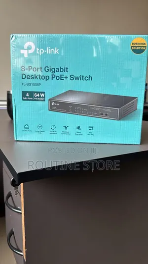 Tplink 8port Switch Sg1008p Gigabit Half Poe