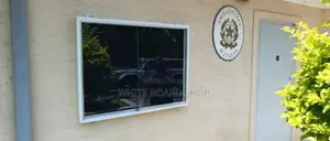 1500 X 900mm Wallmount Glass Sliding Noticeboard – Ideal for Embassies