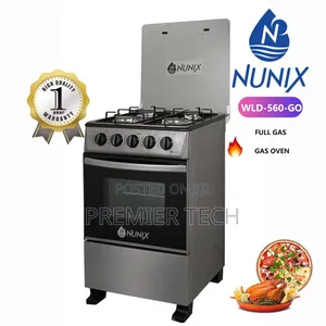 Nunix WLD-560-Go Full Gas Cooker, Gas Oven