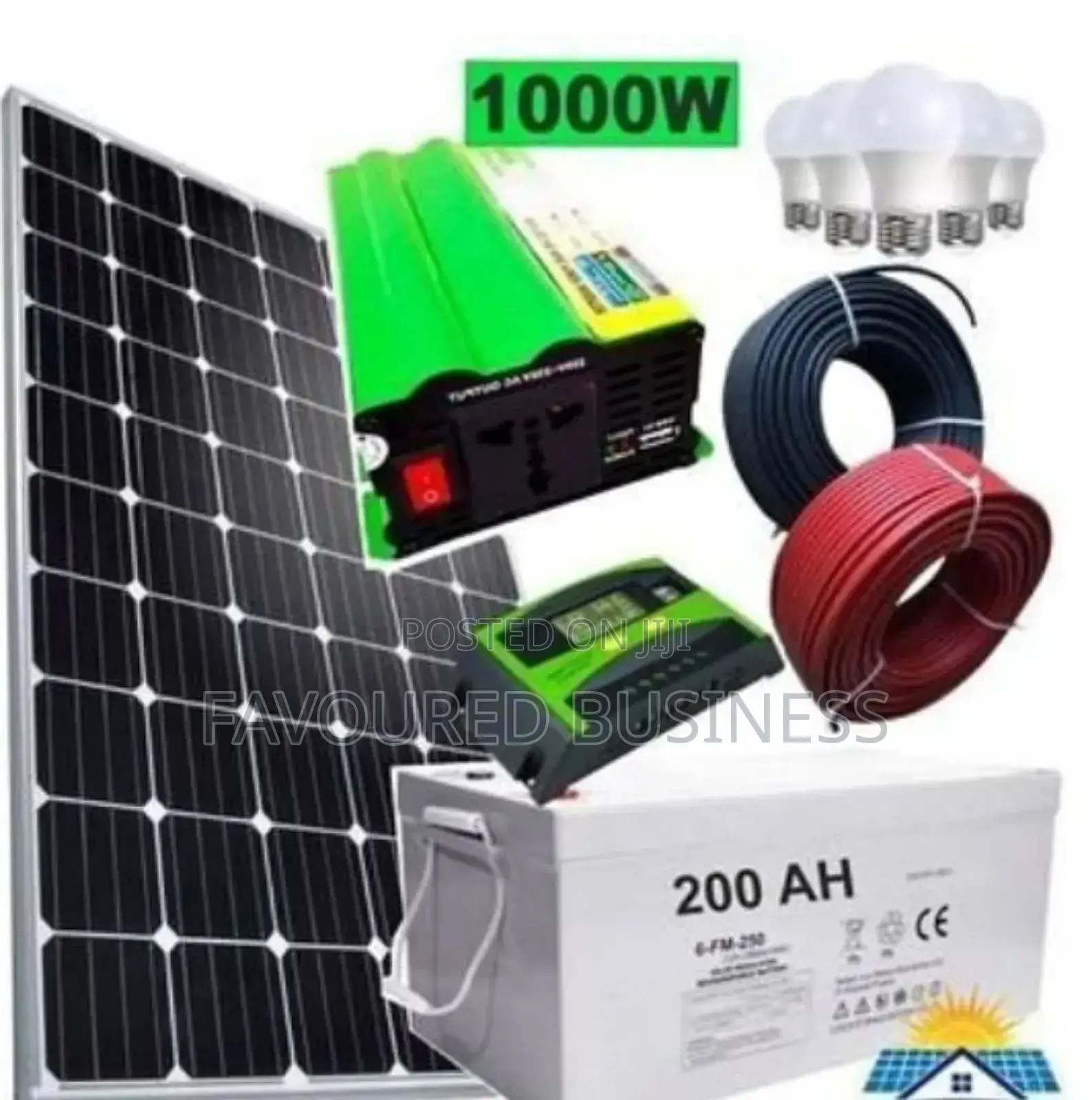 Affordable 200ah Solar Kit Panel/Solar System