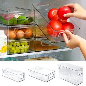 2pcs Transparent Fridge Storage Containers