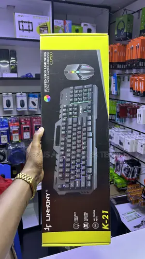 Linnmon RGB Gaming Keyboard – Backlit Led, Durable Stylish