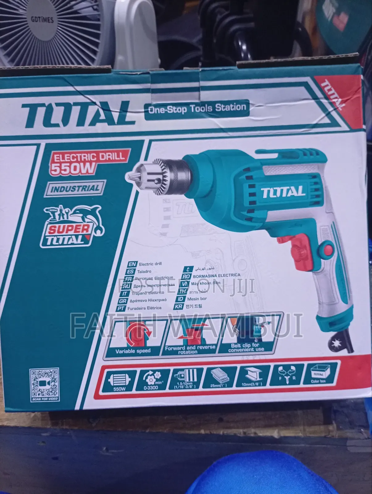 Professional Total 550 Watts Electric Hand Drill/Total Hand Drill