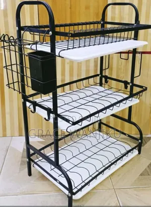 *3 Tier High Quality Carbon Steel Dish Rack*
