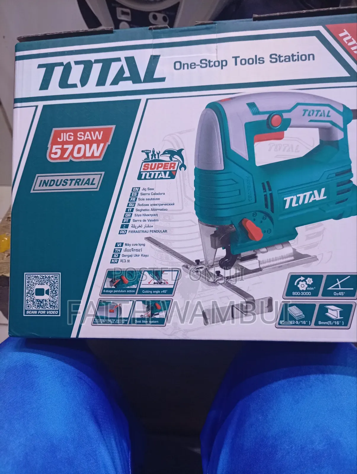 Professional Industrial 570 Watt Total Jigsaw Machine