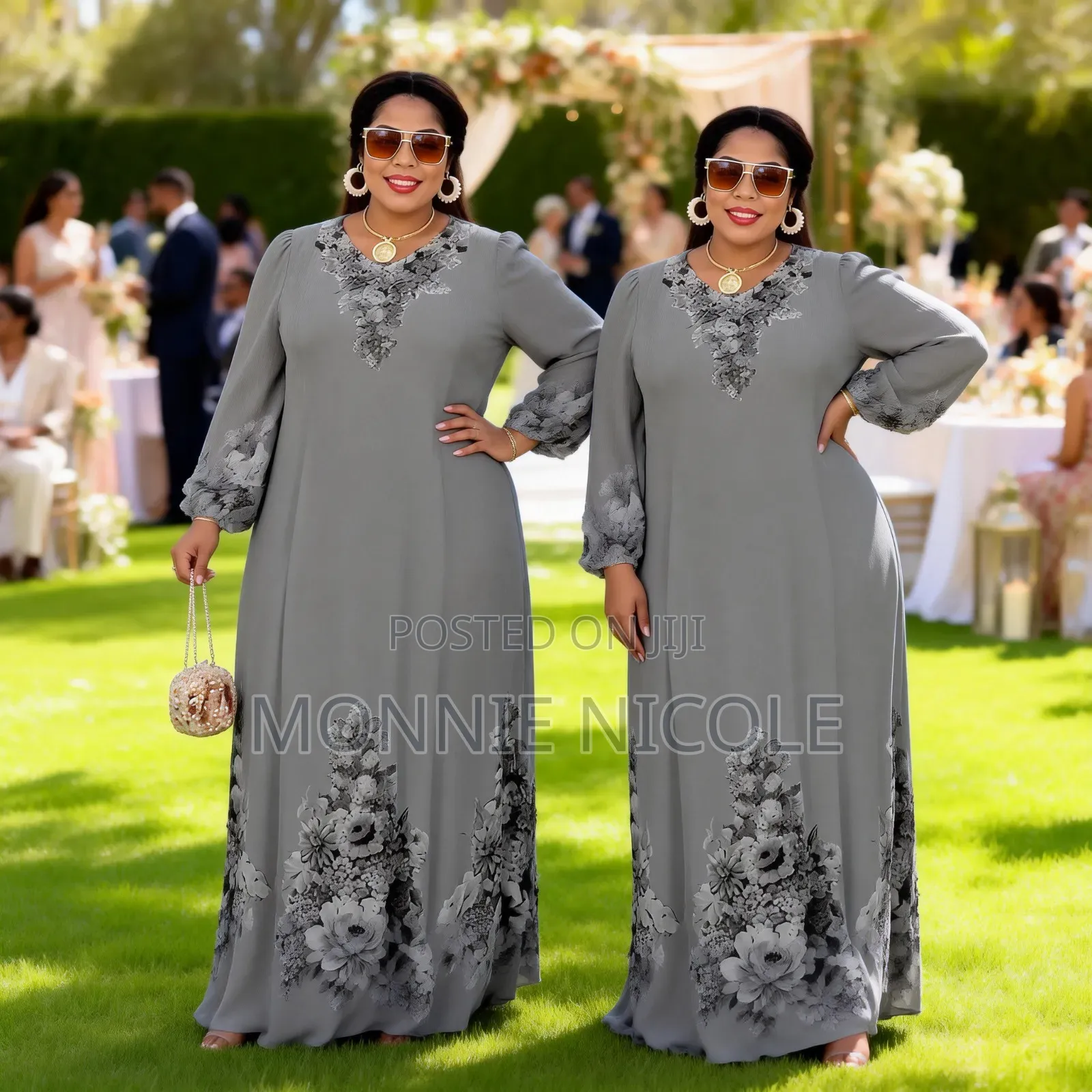 Classy Chiffon Maxi Dress