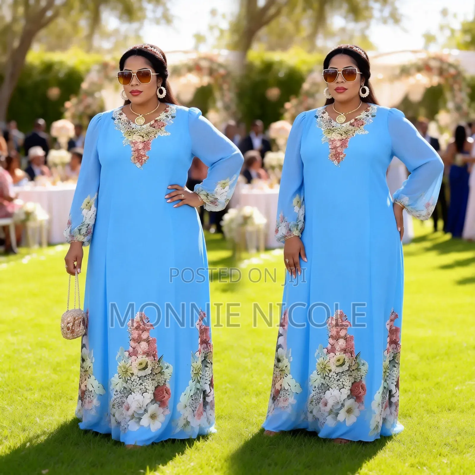 Classy Chiffon Maxi Dress