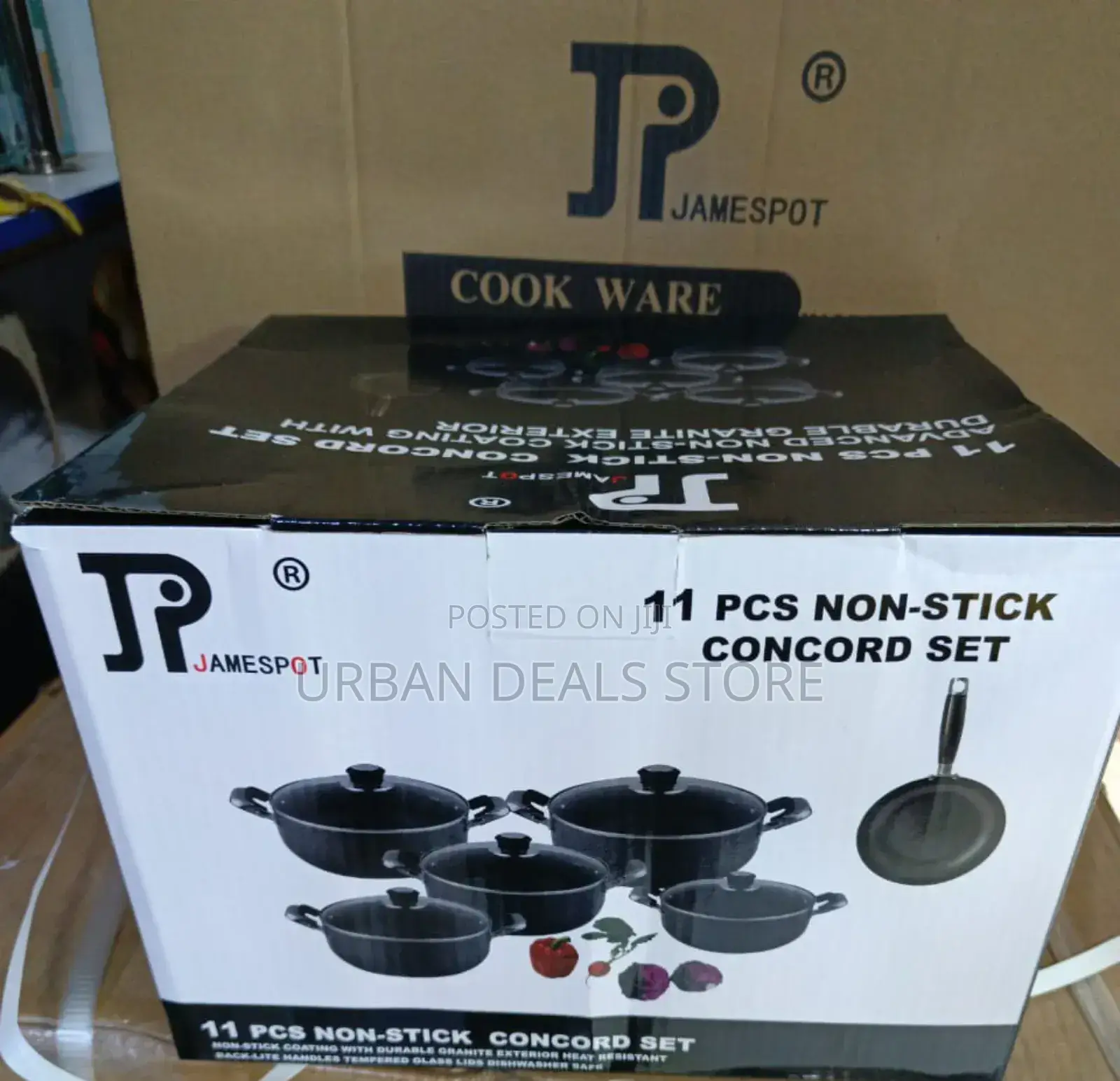 11- Pieces Heavy Duty Jp Non Stick Cookware Set