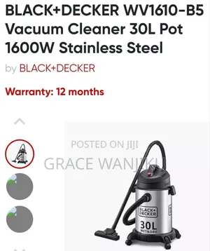 *Black and Decker Vacuum Cleaner
