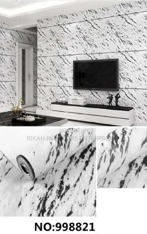 Beautiful White and Black Marble Wallpaper