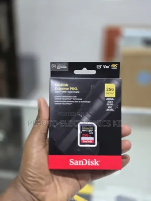 Sandisk 256gb Extreme Pro Uhs-I SDXC Memory Card 200mbs