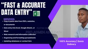 Admin Assistant, Data Entry- Fast Copypaste Services-fast Accurate