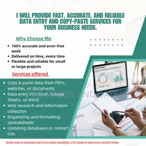Admin Assistant, Data Entry- Fast Copypaste Services-fast Accurate