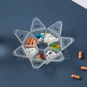 7 Day Weekly Pill Box Organizer Medication Reminder Dispenser