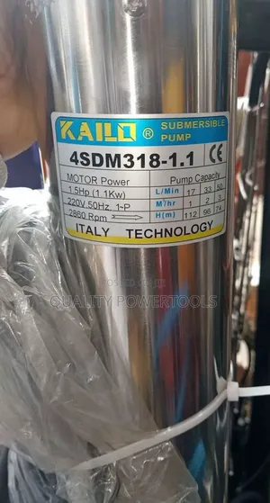 1hp Kailo Submersible Water Pump