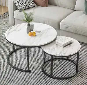Coffee Tables : Set of Two Modern Nesting Coffee Table