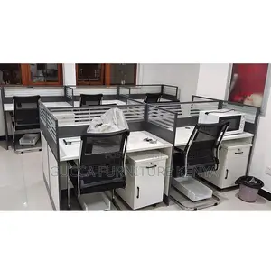 4-Seater Imported Office Modular Workstation