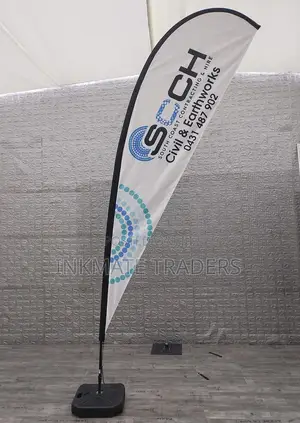 Weatherproof Teardrop Banner Printing