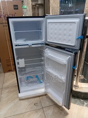 Von 125l Double Door Fridge With Freezer