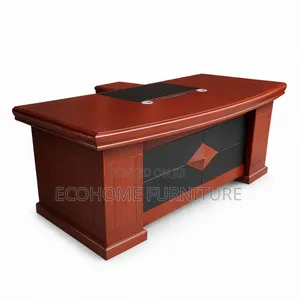 1.6meter Executive Desk With Mahogany Colors