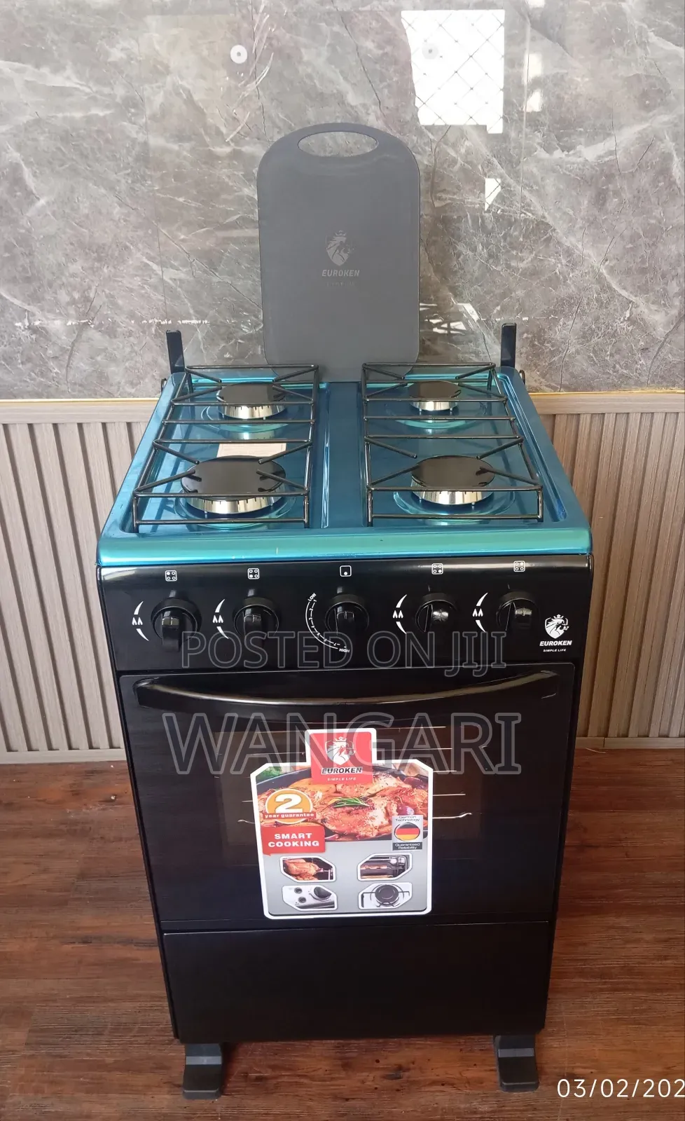 50by55 Free Standing Full Gas Cooker