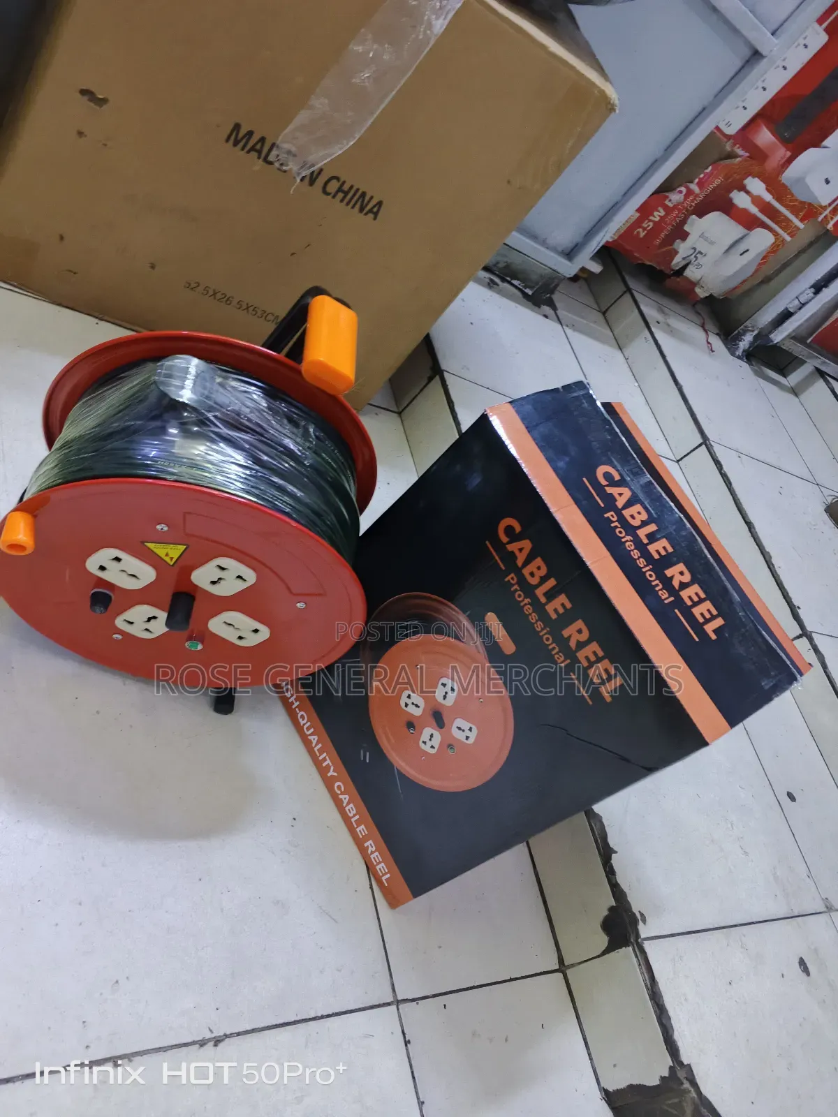 2.5 Mm by 50m Cable Reel