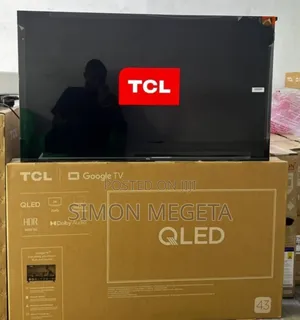 Hdmi Usb TCL 43 Inch Qled Google Tv /HDR/ Dolby Audio