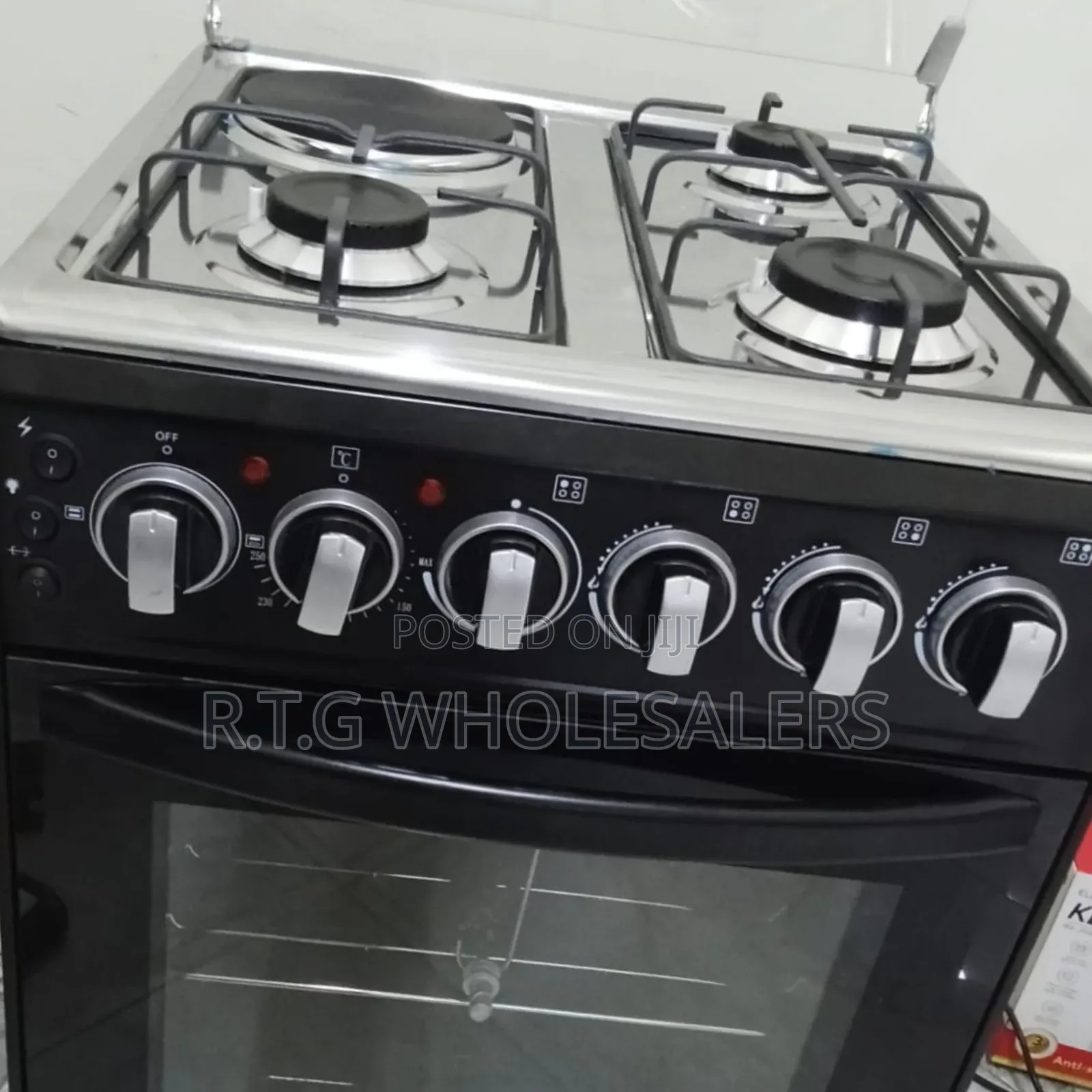 Decho 60x60 Standing Cooker 3 Gas + 1 Electric