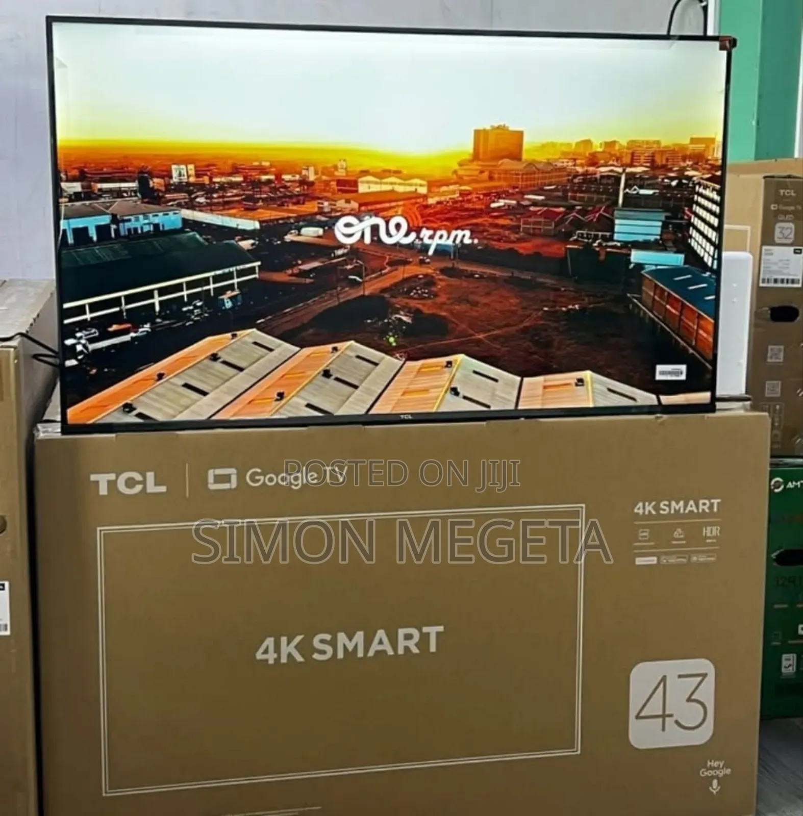 Frameless TCL 43 Inch Smart Android Google Tv