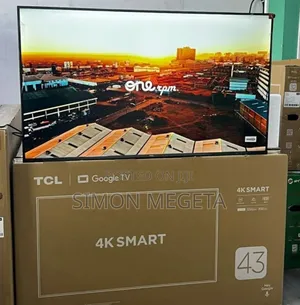 Frameless TCL 43 Inch Smart Android Google Tv