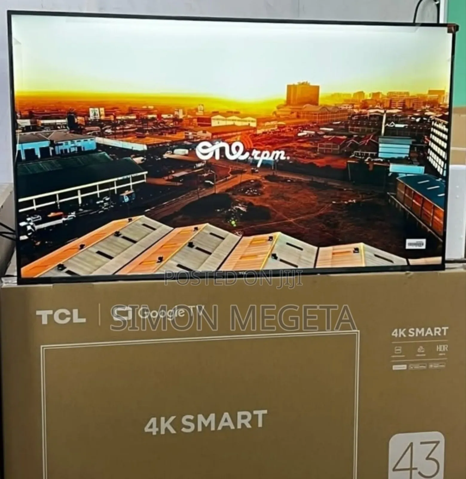 Frameless TCL 43 Inch Smart Android Google Tv