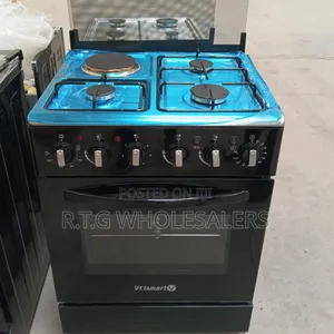 Volsmart 60x60 3 Gas + 1 Electric Standing Cooker