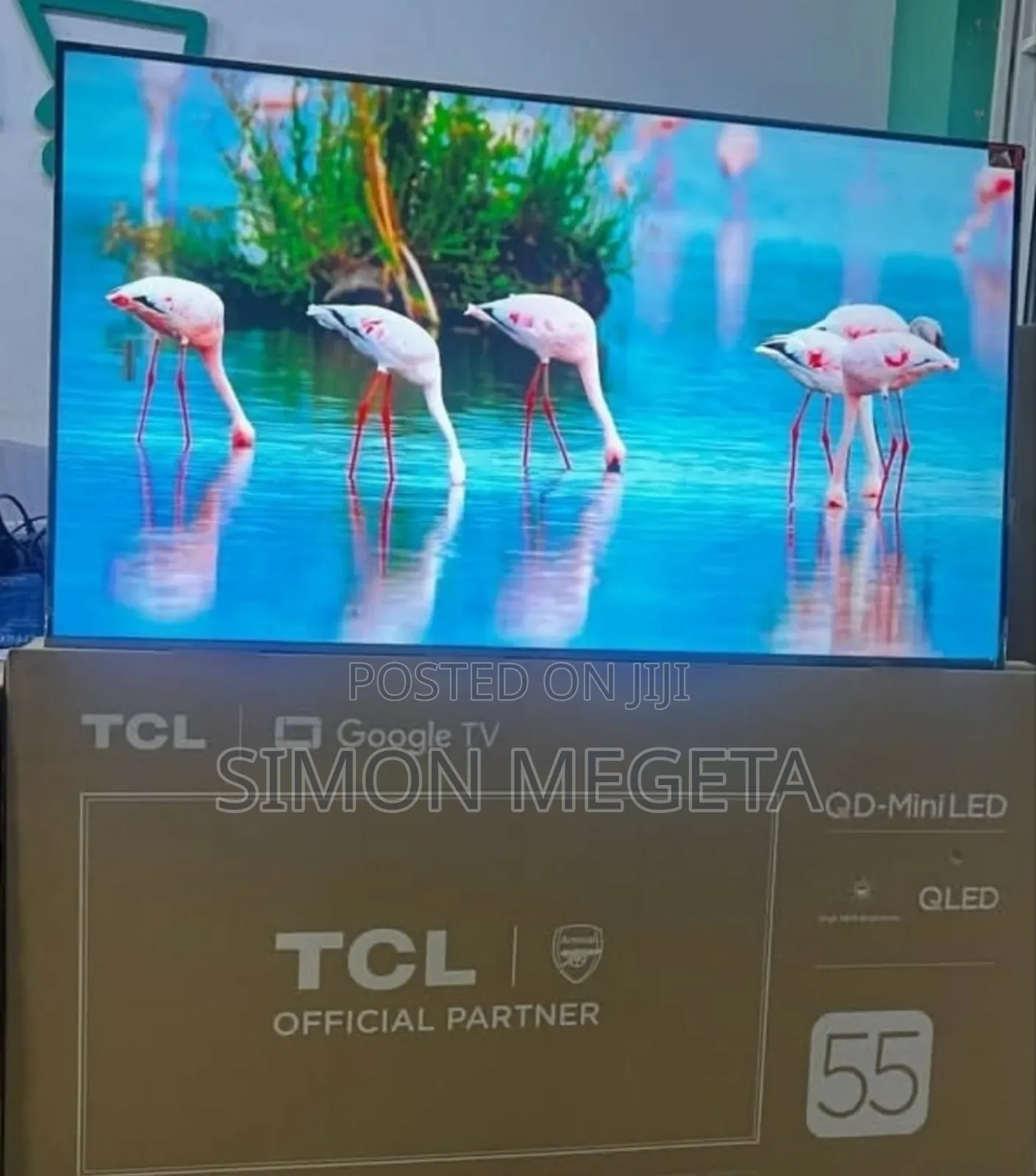 Wifi Enabled Tcl 55 Inch Qled Smart Android Google Tv /Google Talk