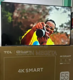 Frameless TCL 55 Inch HDR Smart Android Google Tv /Google Talk