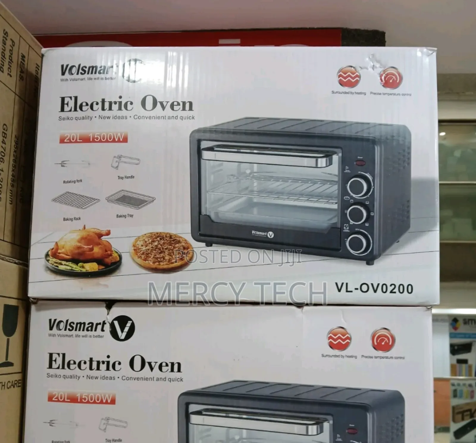 Volsmart Vl-0v0200 Electric Oven- 20l.