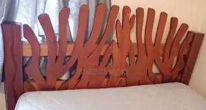 5x6 Mahogany Bed and Orthopedic Mattress